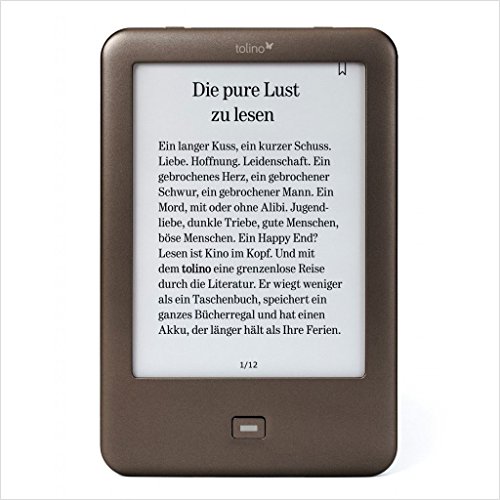 Tolino Shine - E-Reader (15.24 cm (6"), E Ink, 1024 x 758 Pixeles, ePub, PDF, TXT, 4 GB, MicroSD (TransFlash))