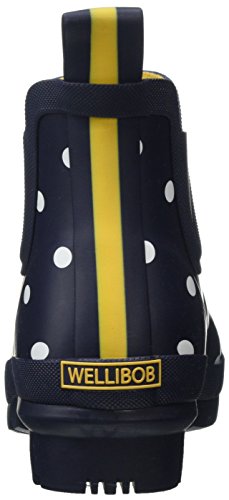 Tom Joules Wellibob, Botas de Agua para Mujer, Azul (French Navy Spot FNAVSPT), 40.5 EU