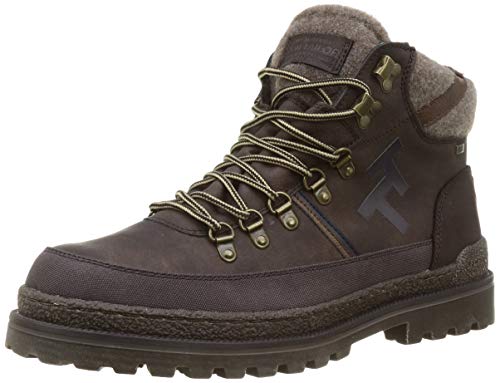 Tom Tailor 9080301, Botas para Senderismo Hombre, Dkbrown, 41 EU