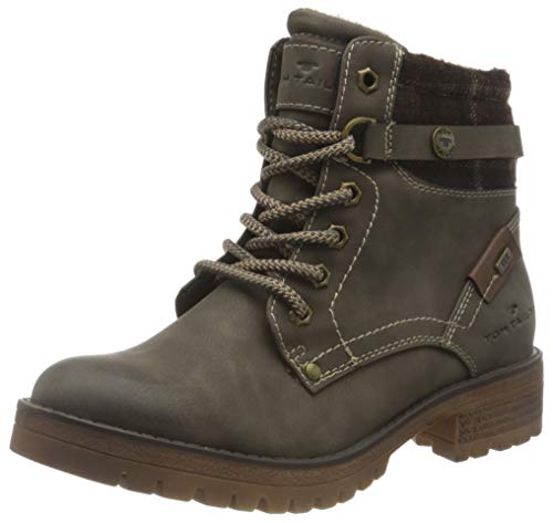 Tom Tailor 9091011, Bota a la Altura de la Pantorrilla Mujer, Lava, 43 EU