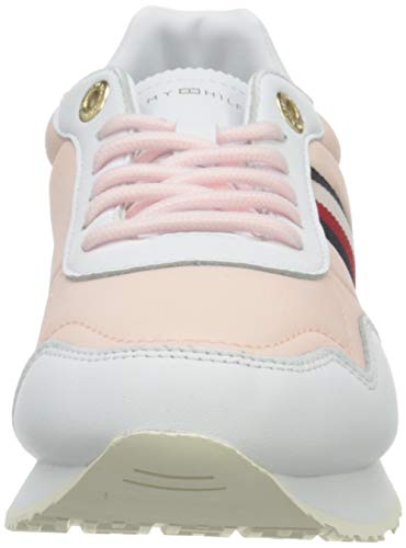 Tommy Hilfiger City Runner, CORREDERA DE Ciudad Casual Mujer, Rosa Claro, 37 EU