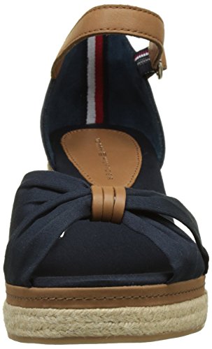 Tommy Hilfiger E1285lba 40d, Sandalias Punta Cerrada Mujer, Azul (Midnight 403), 36 EU