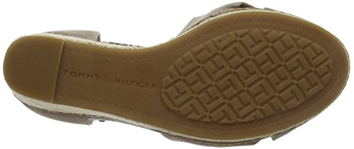 Tommy Hilfiger Iconic Elena, Alpargatas de Cuña Mujer, Beige (Cobblestone 068), 40 EU