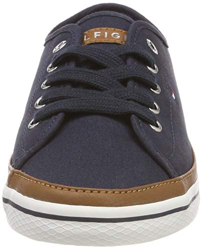 Tommy Hilfiger K1285esha 6d, Zapatillas, Azul (Midnight 403), 35 EU