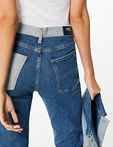 Tommy Jeans Mujer Izzy High Rise Slim Ankle Slim Jeans, Azul (TJ DENIM COLORBLOCK 1A4), W29/L30