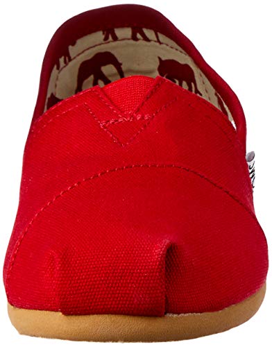 Toms 10000869, Alpargatas Mujer, Rojo, 40