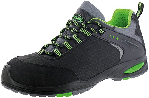 Triuso Power San Marino - Zapato de seguridad para hombre, color Verde, talla 38 EU