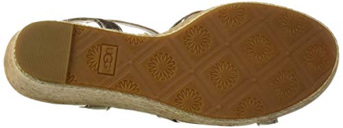 UGG Australia Melissa Metallic, Sandalia Mujer, Gold, 41 EU