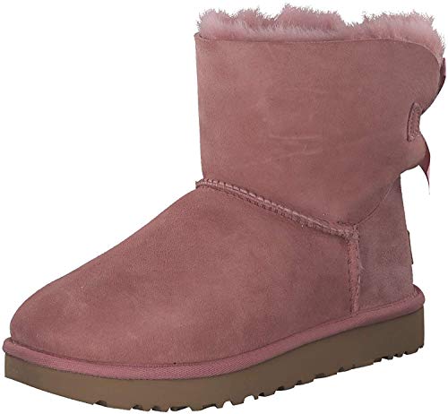 UGG - Botas Mini Bailey Bow II - Pink Dawn, Tamaño:40 EU