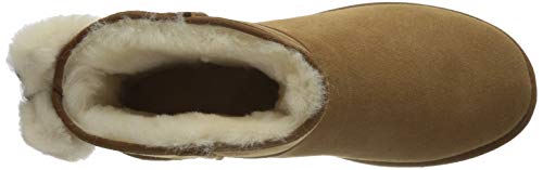 UGG Classic Mini Bow, Botas clásicas Mujer, Chestnut, 38 EU