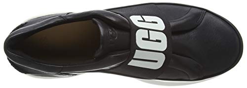 UGG Female Libu Logo Shoe, Black, 6 (UK)