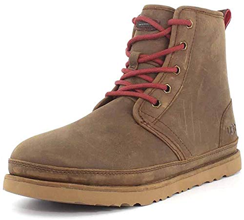 UGG Harkley Waterproof, Botas Modelo Chukka para Hombre, Braun Grizzly, 50 EU