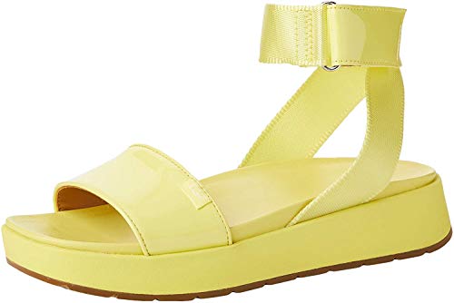 UGG Lennox, Sandalia Mujer, Verde y Blanco, 42 EU