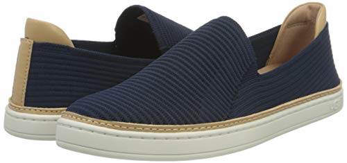 UGG Sammy, Zapatillas para Mujer, Punto de canalé Azul Marino, 36 EU