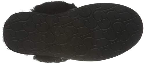 UGG Scuffette II Floral Foil, Pantuflas Mujer, Black, 41 EU