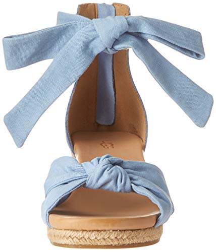 UGG Yarrow, Sandalia Mujer, Lona Azul, 41 EU