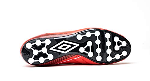 Umbro Classico VII AG, Botas de fútbol Hombre, Rojo (Goji Berry/Black/White Gy2), 43 EU