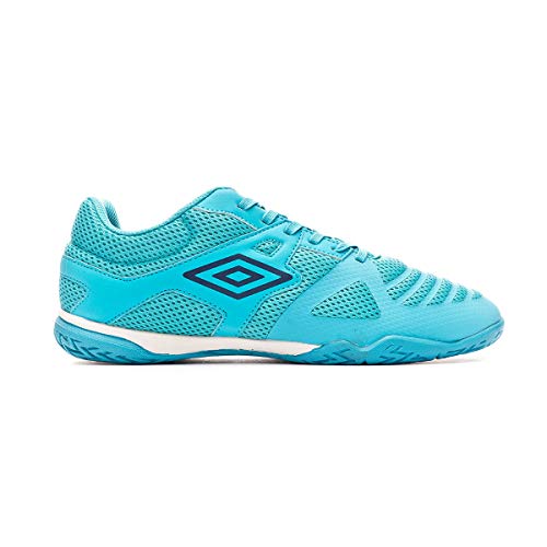 Umbro Vision II Liga, Zapatilla de fútbol Sala, Scuba Blue-Evening Blue, Talla 8 US (41 EU)