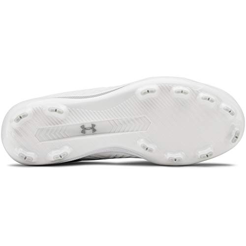 Under Armour Glyde - Zapatilla de softball para mujer, Blanco (Blanco (100)/Blanco), 35.5 EU