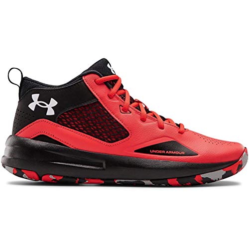 Under Armour Lockdown 5, Zapatillas de Baloncesto Unisex Adulto, Versa Rojo Negro Blanco 601, 45 EU