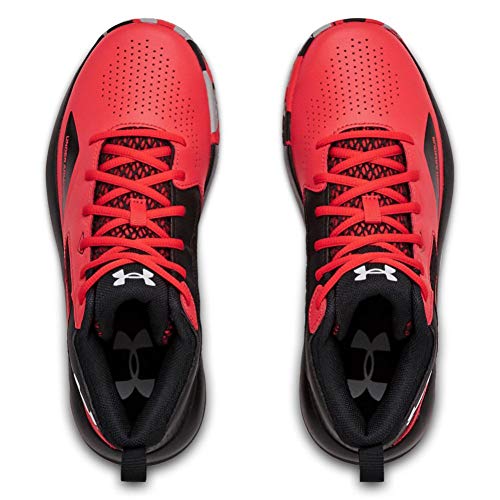 Under Armour Lockdown 5, Zapatillas de Baloncesto Unisex Adulto, Versa Rojo Negro Blanco 601, 45 EU