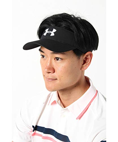 Under Armour Men's Core Golf Visor Gorras Con Visera De Corte Clásico, Gorra De Hombre Hombre Negro OSFA