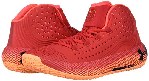 Under Armour UA HOVR Havoc 2, Zapatos de Baloncesto para Hombre, Rojo (Red/Glow Orange/Black (600) 600), 48 EU