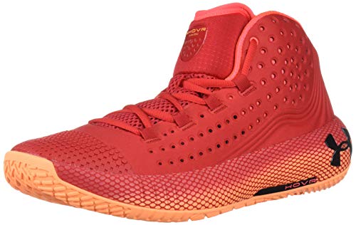 Under Armour UA HOVR Havoc 2, Zapatos de Baloncesto para Hombre, Rojo (Red/Glow Orange/Black (600) 600), 48 EU