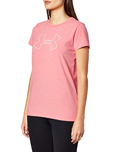 Under Armour Women 's Big Logo, mujer, 1290672, Perfection Light Heather/White, XS