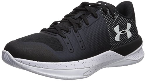 Under Armour Women's Block City Volleyball Shoe, (010)/Black, 6