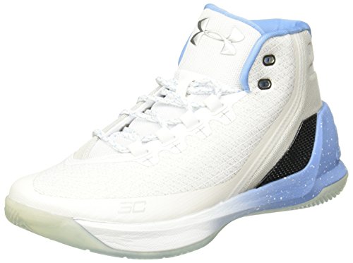 Under Armour - Zapatillas de baloncesto para hombre blanco blanco