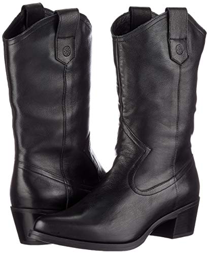 Unisa, Botas Vaqueras Mujer, Negro, 38 EU