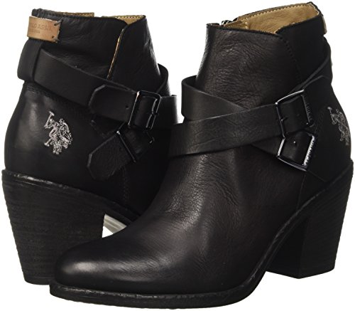 U.S.POLO ASSN. Sylvie, Botines para Mujer, Negro (Nero BLK), 38 EU