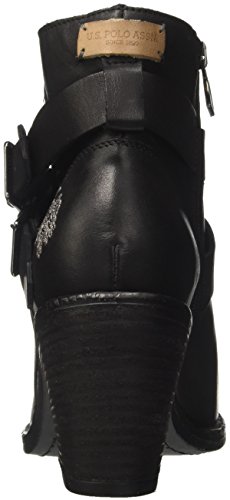 U.S.POLO ASSN. Sylvie, Botines para Mujer, Negro (Nero BLK), 38 EU