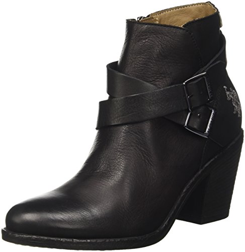 U.S.POLO ASSN. Sylvie, Botines para Mujer, Negro (Nero BLK), 38 EU