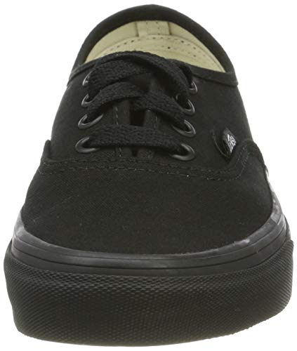 Vans Authentic, Zapatillas de Tela Unisex, Negro (Black/Black), 43 EU