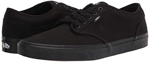 Vans Authentic, Zapatillas de Tela Unisex, Negro (Black/Black), 44 EU