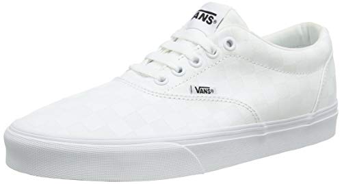 Vans Doheny, Sneaker Hombre, W51-Tablero de Damas, Color Blanco, 41 EU