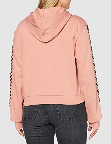 Vans Funnier Times Crop Zip Hoodie Sudadera con Capucha, Rosa amanecer, S para Mujer