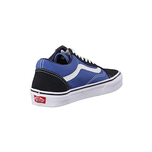 Vans Old Skool Classic Suede/Canvas, Zapatillas Hombre, Azul (Navy), 44.5 EU