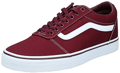 Vans Ward Canvas, Zapatillas para Hombre Rojo (Canvas/Port Royale/White 8J7) 42.5 EU