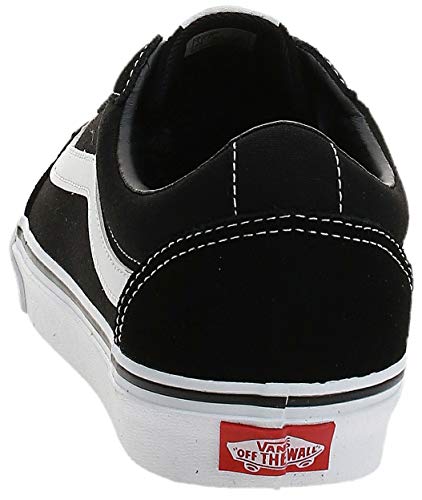 Vans Ward - Zapatillas para Mujer, Negro (Suede/Canvas/Black/White Iju), 38.5 EU