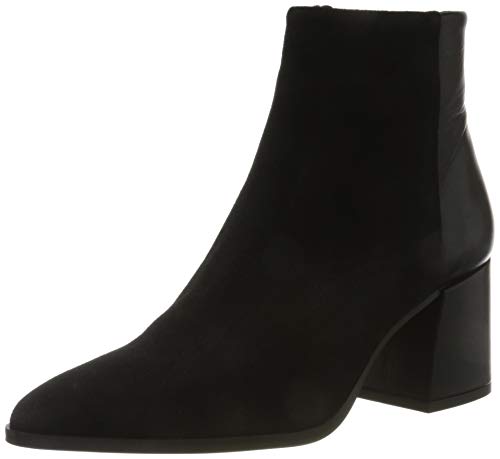 VERO MODA Vmnola Leather Boot, Botas Mujer, Black, 41 EU