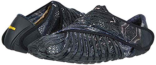 Vibram Wrap Zapatos, Zapatos Furoshiki De Cinco Dedos, Zapatos Yoga Portátiles Zapatos Los Deportistas,Gris,XL