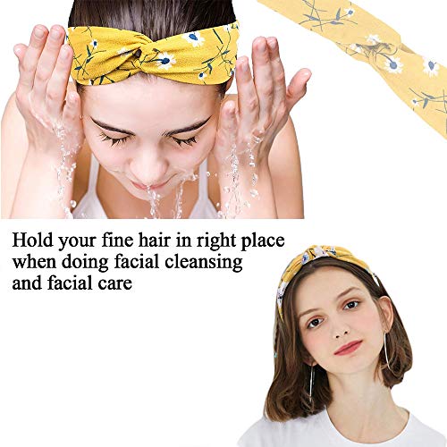 Viccess 24pcs Diademas Mujer Boho Vintage Cintas Pelo Mujer Elasticas Pañuelos Pelo Turbantes para Mujer Cabello Hair Band Accesorios de Pelo Yoga Cabeza Wraps