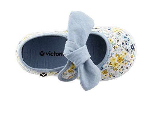 victoria Ballet VICTORIA OJALÁ Estampado Flores PAÑUELO 1051120-KIDS para Niñas Azul 24