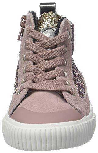 Victoria Bota Glitter Cremallera, Botas Slouch Niñas, Rosa (Rosa 42), 31 EU