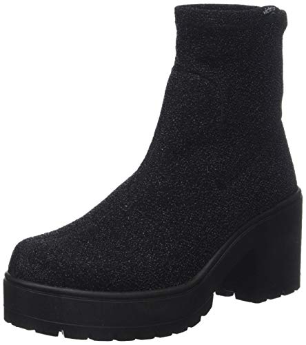 Victoria Botin Elastico Brillo, Botas Slouch Mujer, Negro (Negro 10), 40 EU