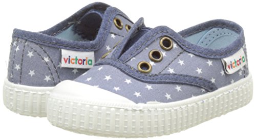 Victoria Inglesa Estrellas Elast. - Botas de caño bajo Niñas, Azul (Azul (Azul)), 29 EU