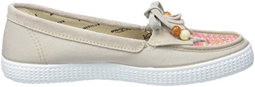 Victoria MOCASÍN Lona/Tejido ÉTNICO, Náuticos para Mujer, Beige (Beige), 38 EU